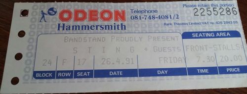 1991 04 26 ticket Jay Cutts.jpg