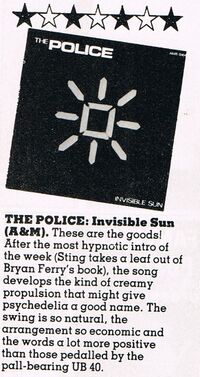 1981 10 01 Smash Hits Ian Birch Invisible Sun review.jpg