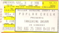 1988 08 25 ticket Dennis Bleck.png