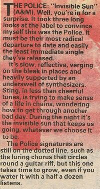 1981 09 19 Melody Maker Paul Colbert Invisible Sun review.jpg