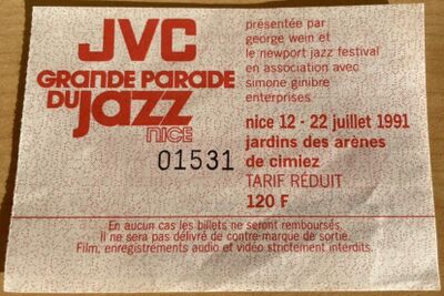 1991 07 ticket Laurent Sorbets.jpg