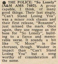 1978 11 25 Melody Maker So Lonely review.jpg