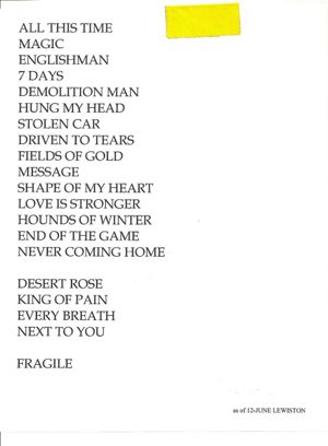 2012 06 12 Lewiston setlist Jock Lowndes.jpg