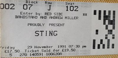 1991 11 29 ticket Will Kelly.jpg