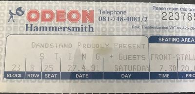 1991 04 27 ticket Steven Welsh.jpg