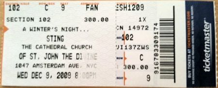 2009 12 09 Sting ticket Samantha Vivian C.jpg