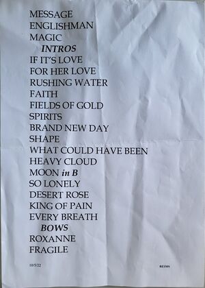 2022 10 05 setlist Christophe Laversanne.jpg