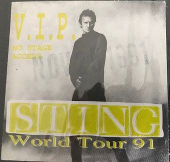 1991 11 25 VIP pass Steven Welsh.jpg
