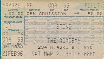 1996 03 02 Academy ticket George Pabst.jpg