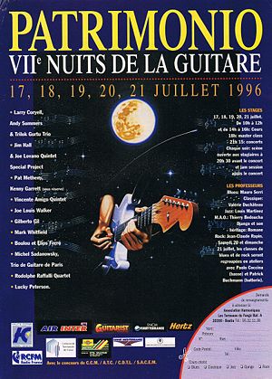 1996 06 Guitarist ad Nuits de la Guitare.jpg