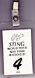 1985 09 Sting Pass Radio City white 4 Michael Finlayson.jpg