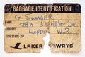 1978 Laker baggage tag Sting.jpg
