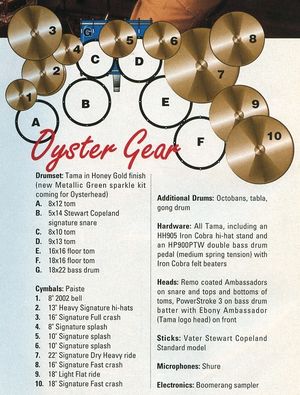 Stewart copeland ride cymbal deals