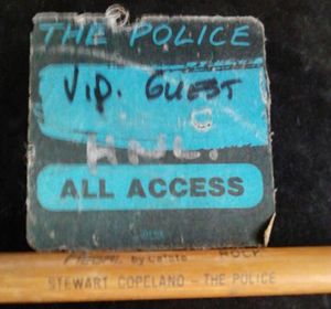 1984 02 25 All Access pass Carl Condit Green.jpg