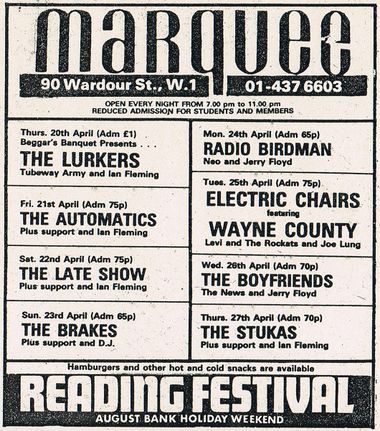 1978 04 22 NME Marquee ad.jpg