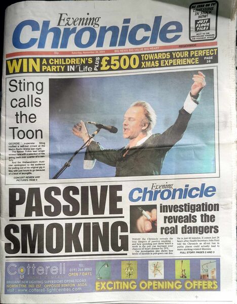 File:2004 11 20 Evening Chronicle cover Fiona Bain.jpg