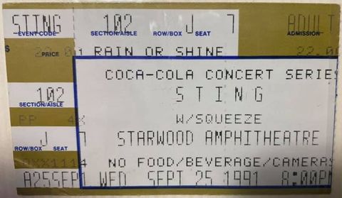 1991 09 25 ticket Melena Keeling.jpg